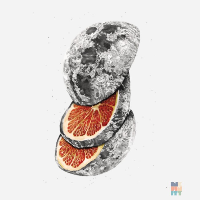 Tricou Valueweight de Copii Moon Sliced Fruit of the Loom