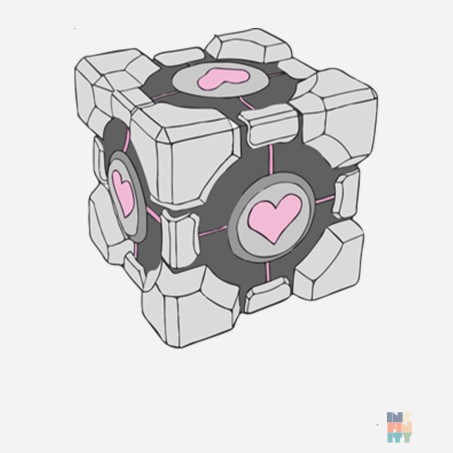 Kids Valueweight T-Shirt Love Cube Fruit of the Loom #inkfinity