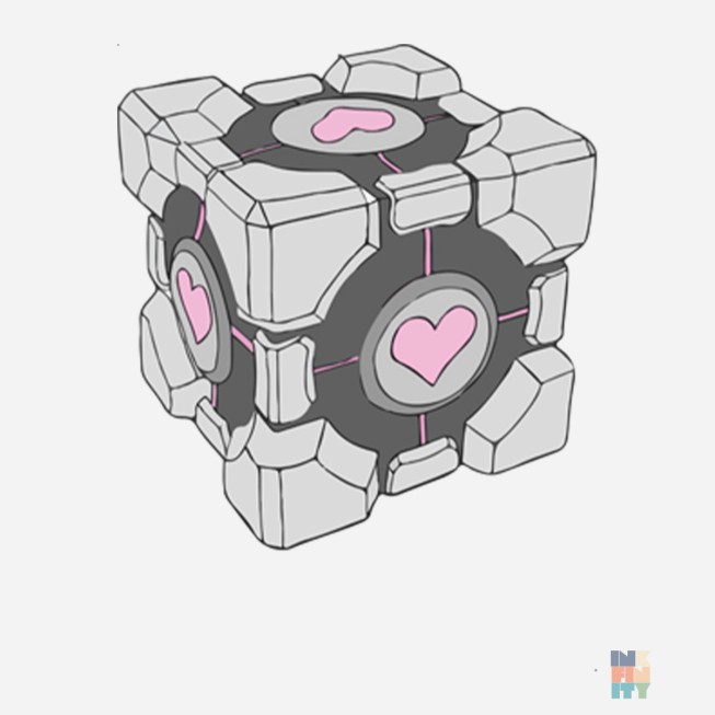 Tricou Valueweight de Copii Love Cube Fruit of the Loom