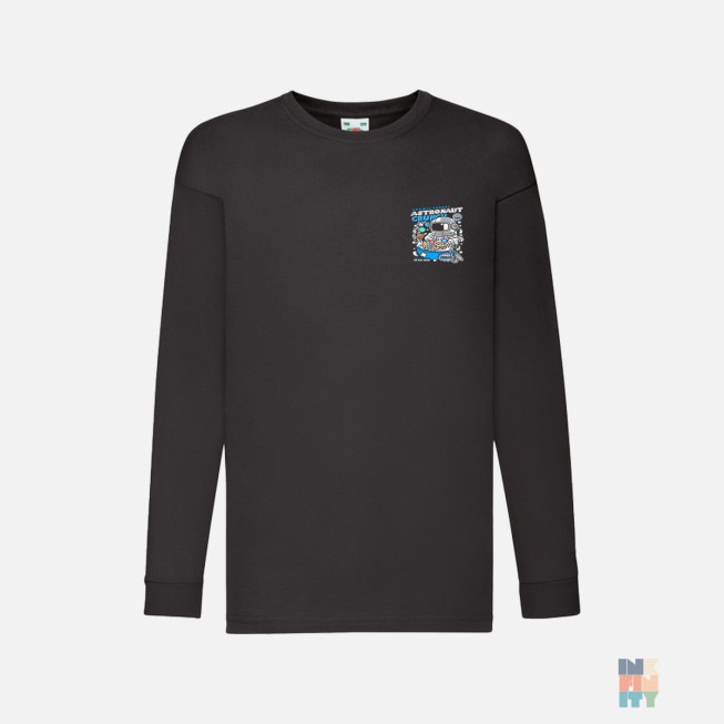 Tricou cu Maneca Lunga de Copii Astronaut Crunch Fruit of the Loom