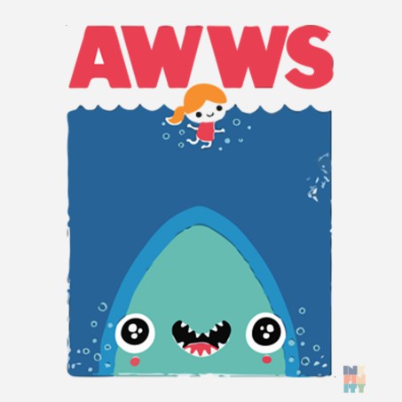 Tricou in V de Barbati AWWS Fruit of the Loom #inkfinity