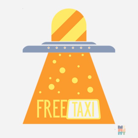 Tricou Bumbac Premium de Barbati Free Taxi Gildan #inkfinity