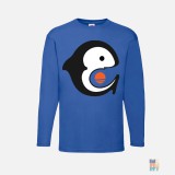 Long Sleeve T-Shirt Whale Fruit of the Loom #inkfinity