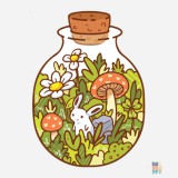 Long Sleeve T-Shirt Nature Potion Fruit of the Loom