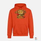 Hanorac Heavyblend de Bărbați Crazy Burger Gildan #inkfinity