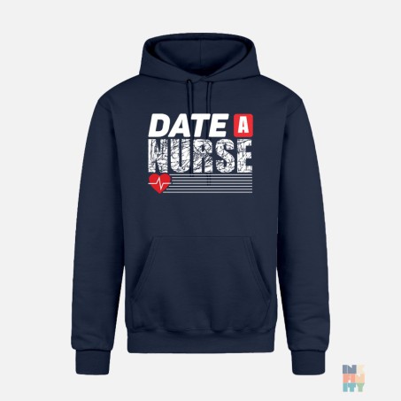 Heavy Blend Hoodie Date A Nurse Gildan #inkfinity