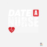 Heavy Blend Hoodie Date A Nurse Gildan