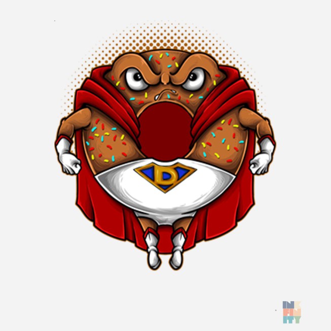 Hanorac Heavyblend de Barbati Hero Donut Gildan