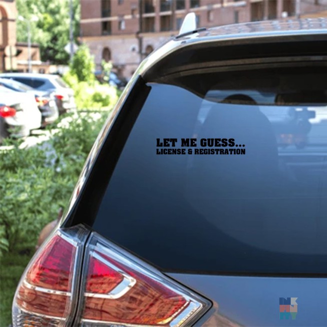 Car Decal License