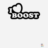 Car Decal Love Boost
