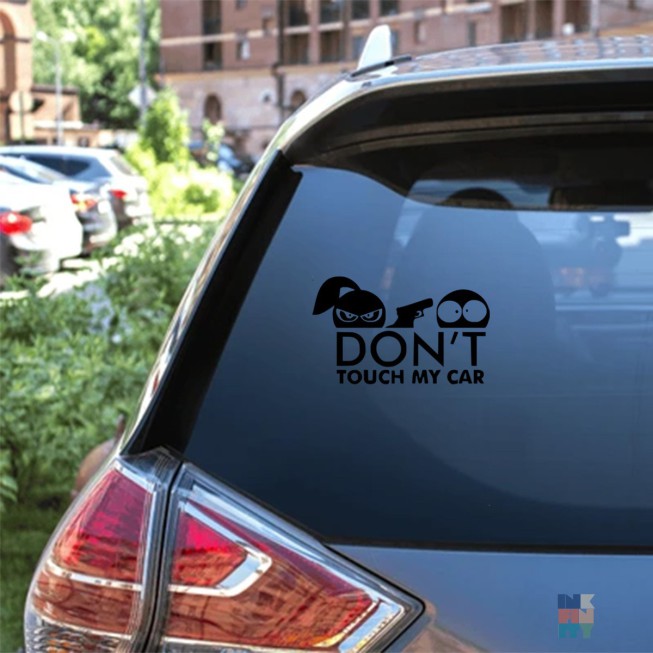 Car Decal Don't Touch