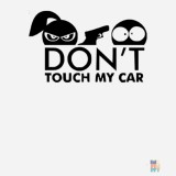 Car Decal Don't Touch